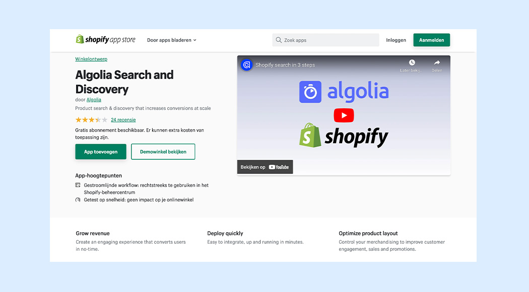 Algolia App